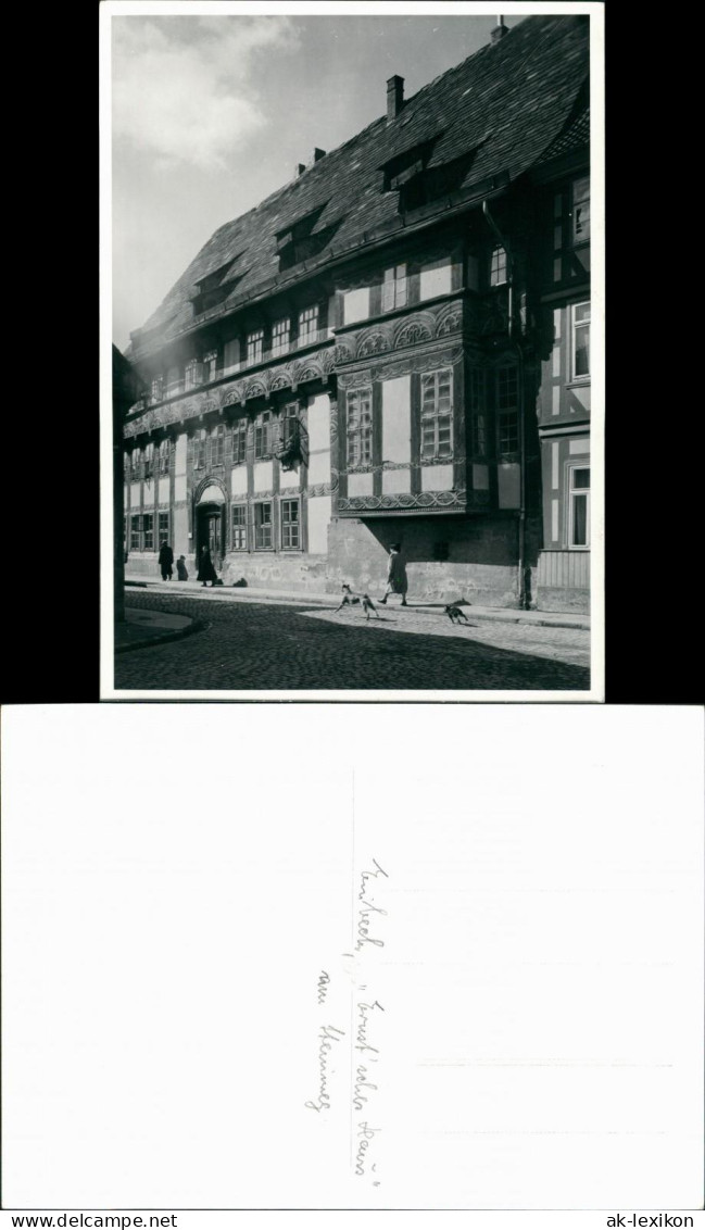 Foto Einbeck Altes Verziertes Haus 1960 Privatfoto - Einbeck