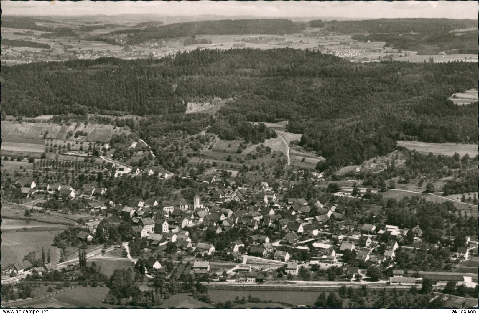 Espasingen-Stockach Luftbild Überflug Espasingen Bodensee Region 1960 - Stockach