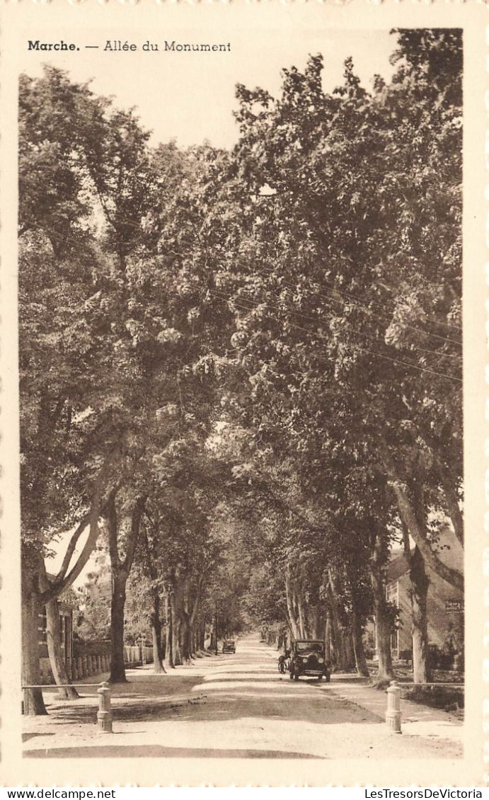 BELGIQUE - Marche - Allée Du Monument - Carte Postale - Marche-en-Famenne