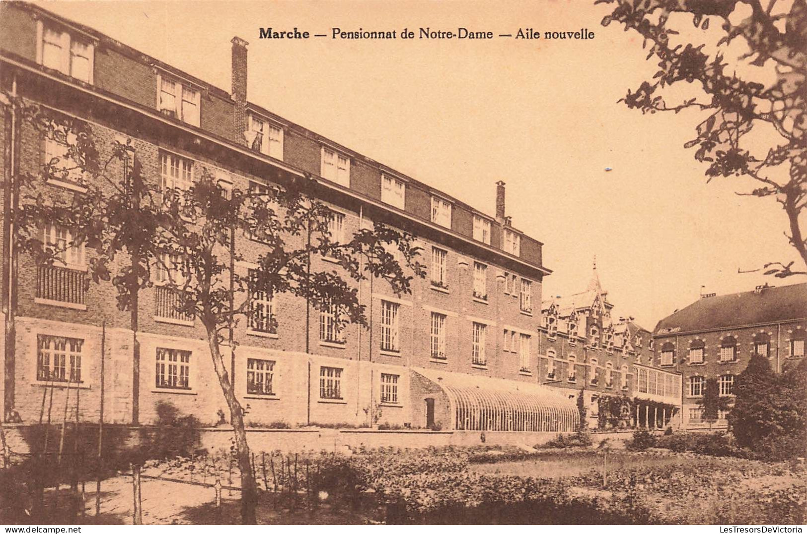 BELGIQUE - Marche - Pensionnat De Notre Dame - Aile Nouvelle - Carte Postale Ancienne - Marche-en-Famenne