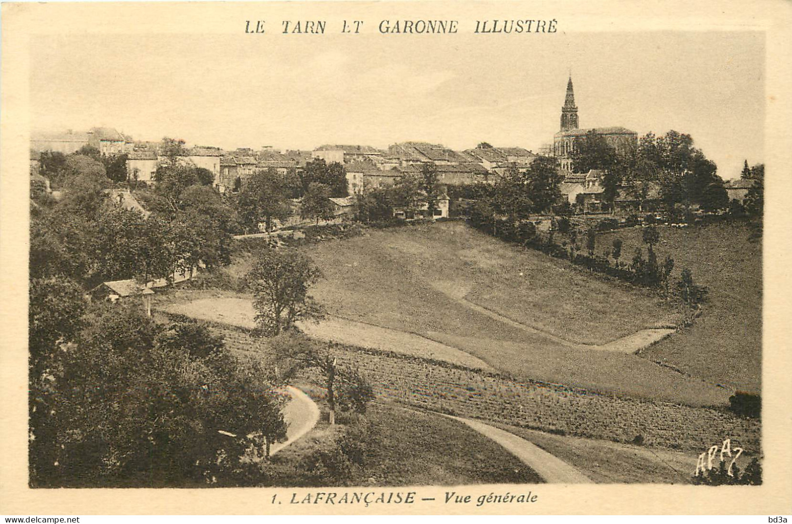  82 - LAFRANCAISE - Vue Générale - Lafrancaise