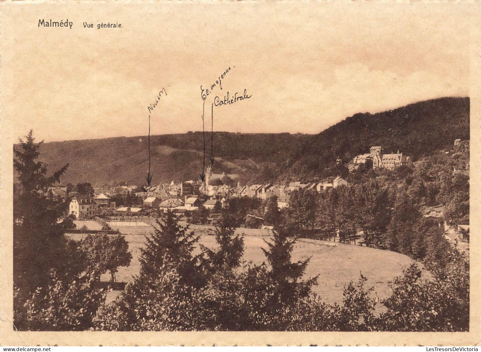 BELGIQUE - Malmedy - Vue Générale - Carte Postale Ancienne - Malmedy