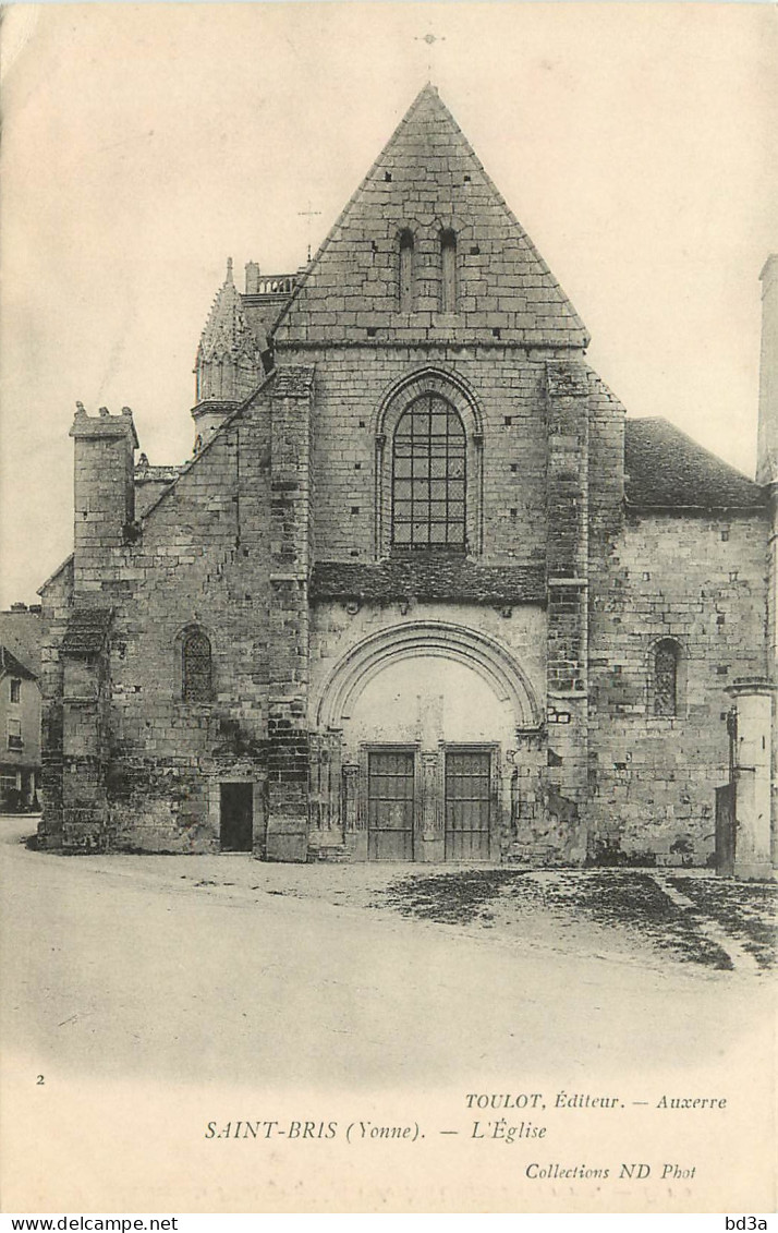  89 - SAINT BRIS  - L'église  - Saint Bris Le Vineux