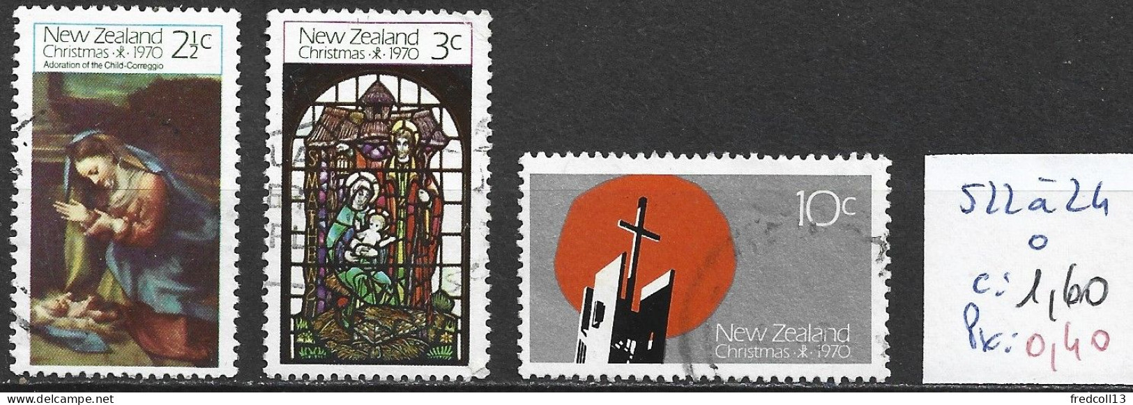 NOUVELLE-ZELANDE 522 à 24 Oblitérés Côte 1.60 € - Used Stamps