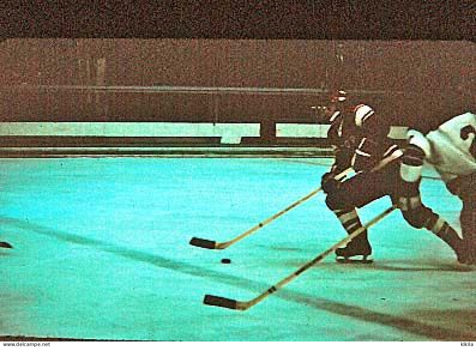 Diapositive Diapo Les Jeux Olympiques D'Hiver GRENOBLE 1968 Hockey Sur Glace Match URSS Contre ? - Diapositives