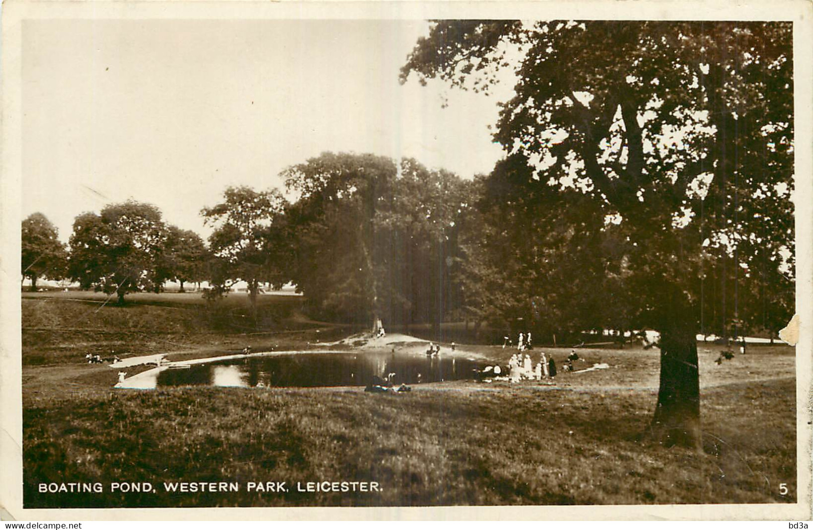 ANGLETERRE   BOATING POND  WESTERN PARK LEICESTER - Leicester