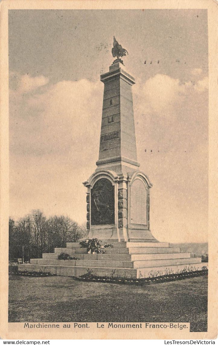 BELGIQUE - Marchienne Au Pontc - Le Monument Franco-Belge - Carte Postale Ancienne - Charleroi