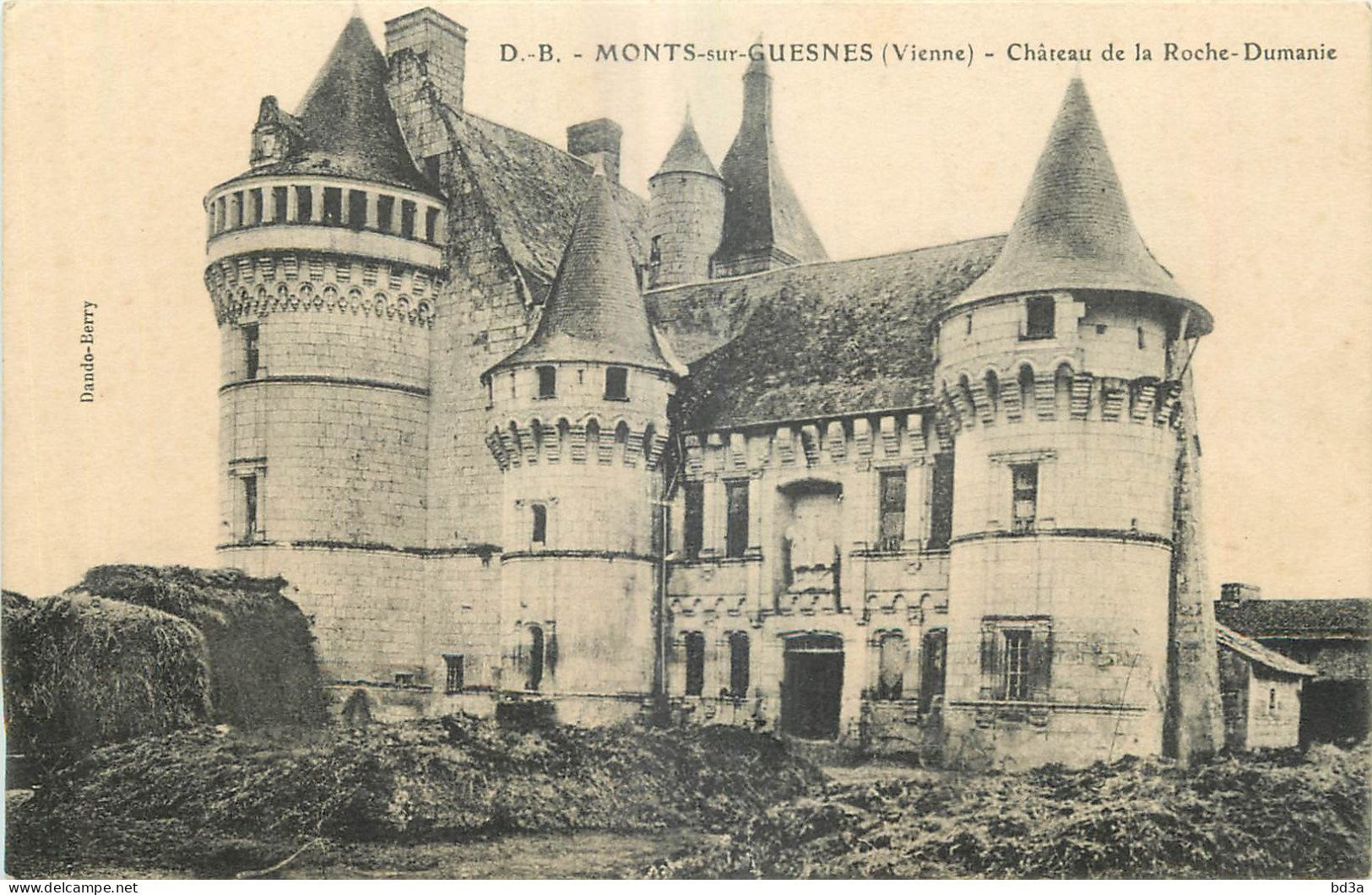 86  MONTS SUR GUESNES  CHATEAU DE LA ROCHE DUMANIE - Monts Sur Guesnes