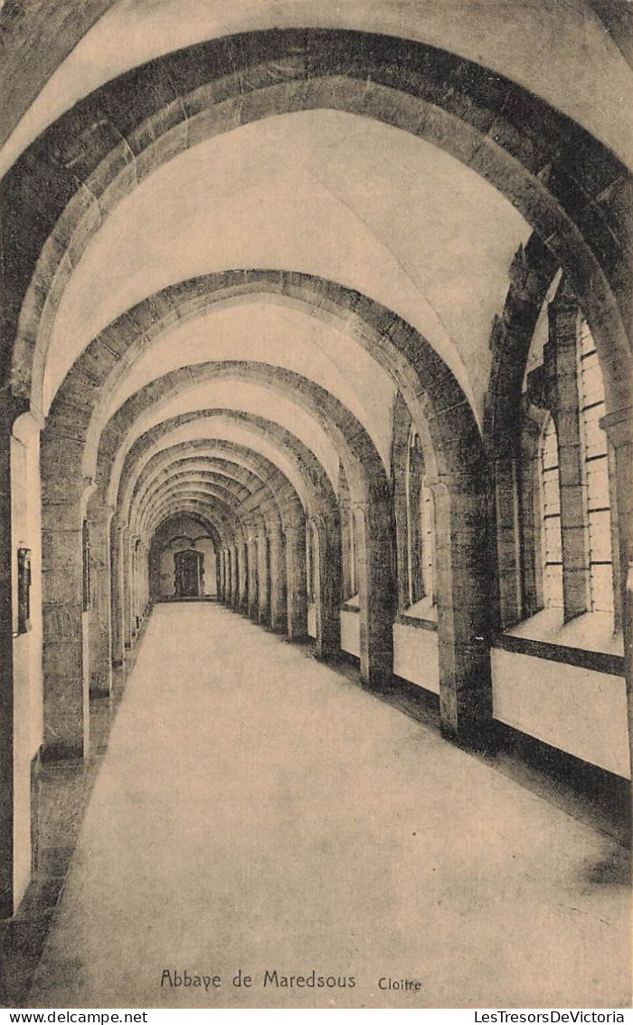 BELGIQUE - Maredsous - Abbaye - Cloître - Carte Postale Ancienne - Namur