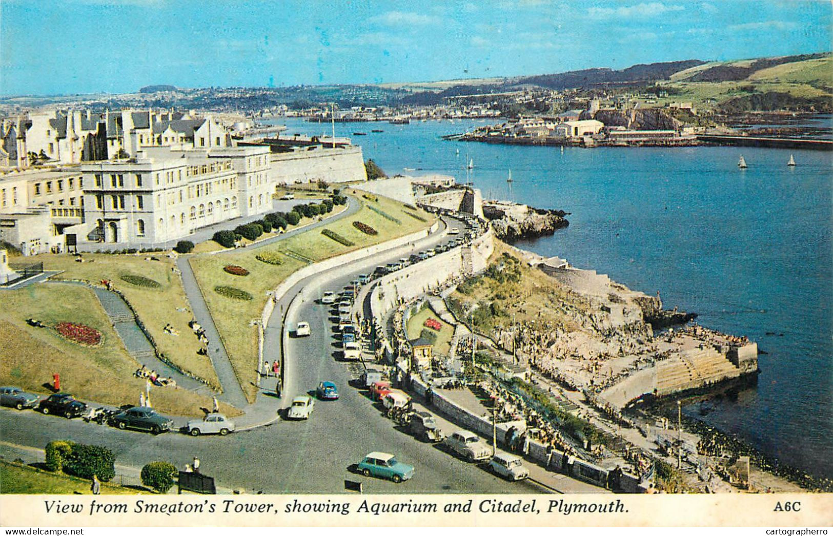 England Plymouth Aquarium & Citadel View From Smeaton's Tower - Plymouth