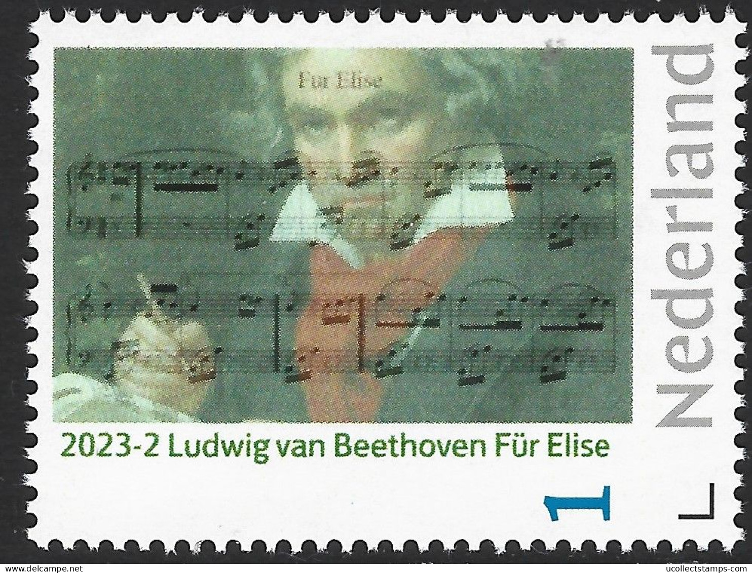 Nederland 2023-2 Ludwig Van Beethoven Für Elise   Postfris/mnh/sans Charniere - Ungebraucht