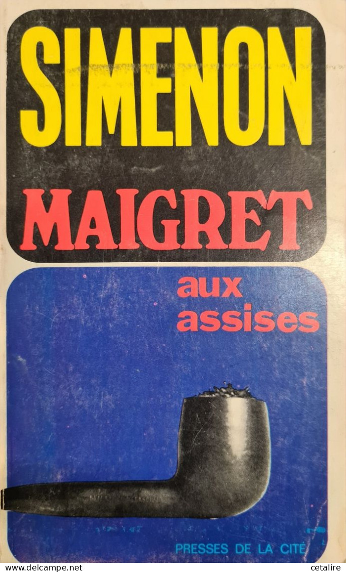 Maigret Aux Assises Simenon 1965 +++ BON ETAT+++ - Simenon