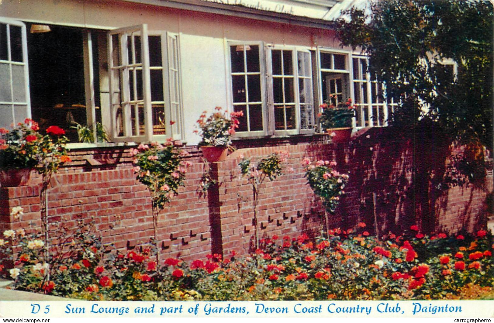 England Paignton Devon Coast Country Club Sun Lounge And Gardens Partial View - Paignton