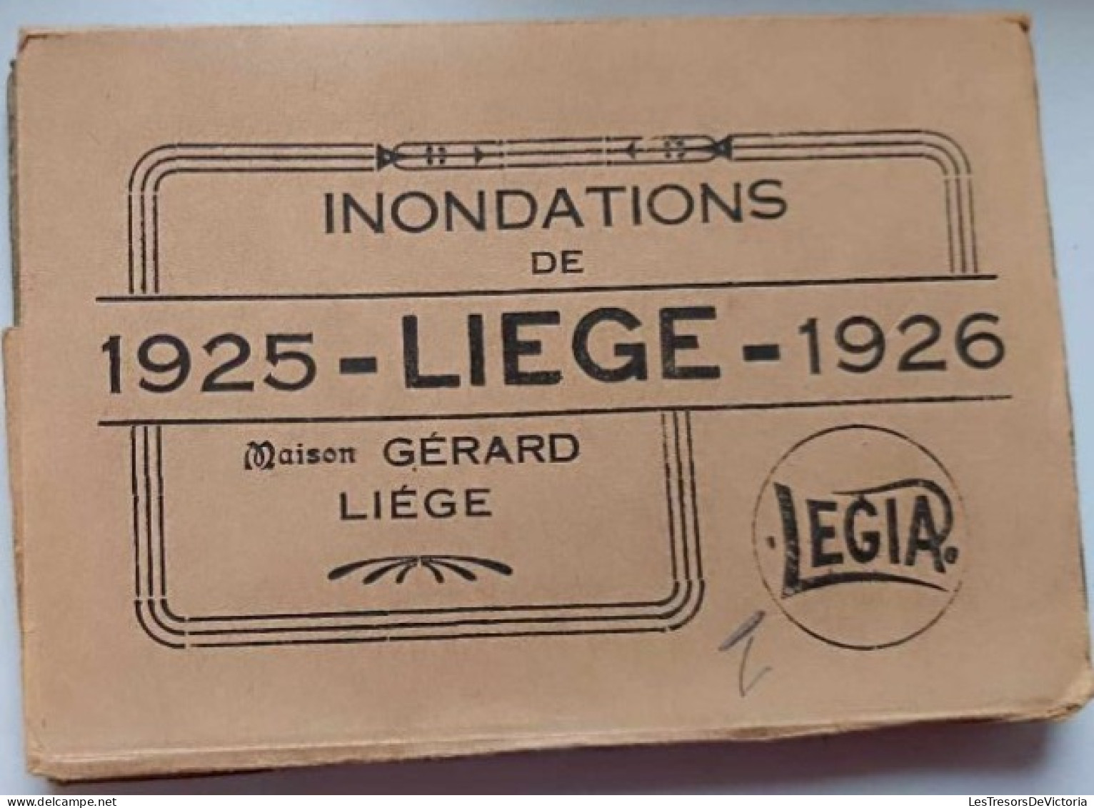 Carnet De Cartes Complet - Belgique - Liège - Inondations - 1925-1926 - Maison Gérard - Cartes Postales Anciennes - Andere & Zonder Classificatie
