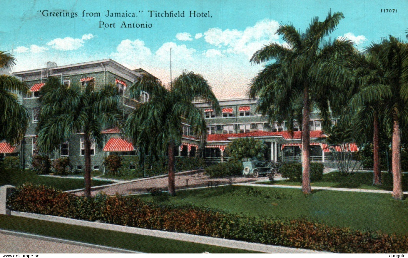 CPA - JAMAÏCA - PORT ANTONIO - Titchfield Hotel ... (affranchissement T.P) - Giamaica