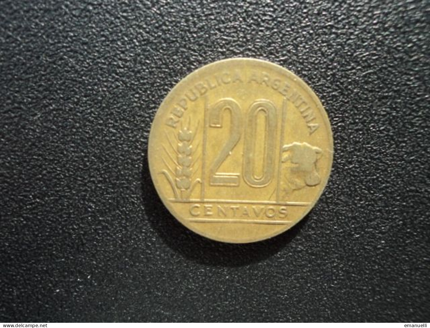 ARGENTINE : 20 CENTAVOS   1944    KM 42      TB+ - Argentine