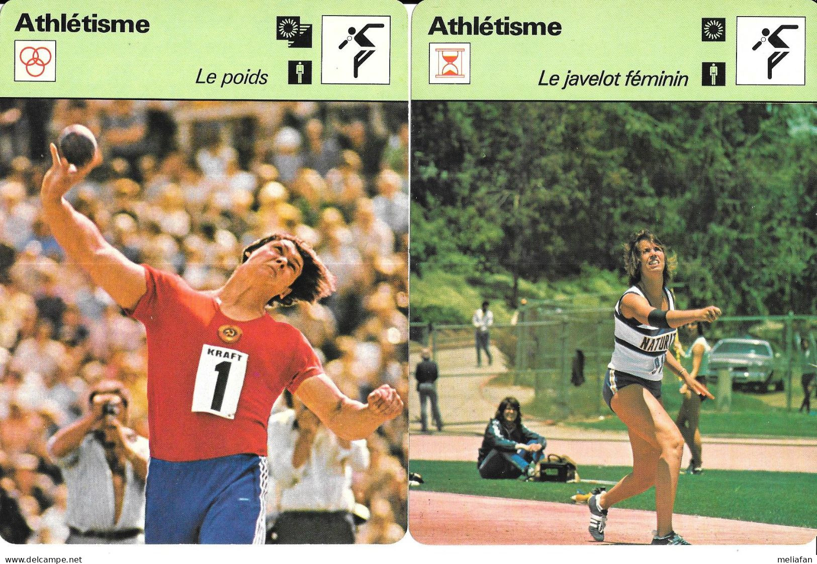 GF1875 - FICHES RENCONTRE -  FAINA MELNIK - IVANKA CHRISTOVA - KATHY SCHMIDT - MIKLOS NEMETH - ALEKSANDR BARICHNIKOV - Atletica