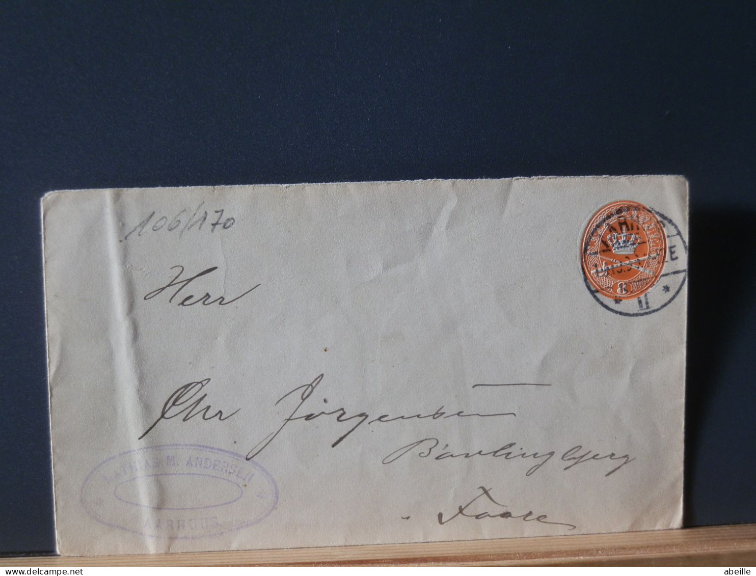 1O6/170  ENVELOPPE 1893 - Enteros Postales