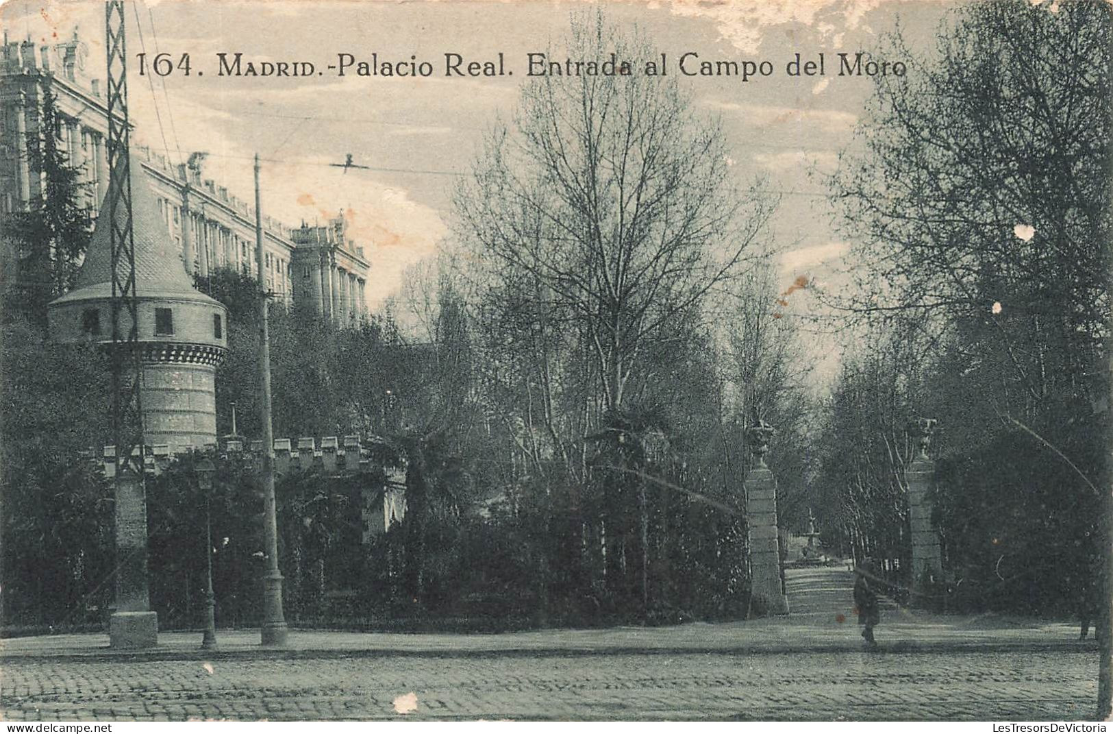 ESPAGNE - Madrid - Palacio Real - Entrada Al Campo Del Moro - Vue Générale à L'entrée - Carte Postale Ancienne - Madrid