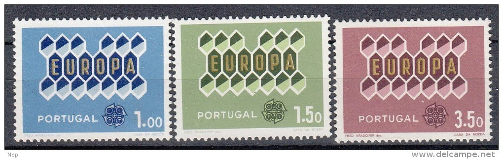 EUROPA - CEPT - Michel - 1962 - PORTUGAL - Nr 927/29 -  MNH** - 1962