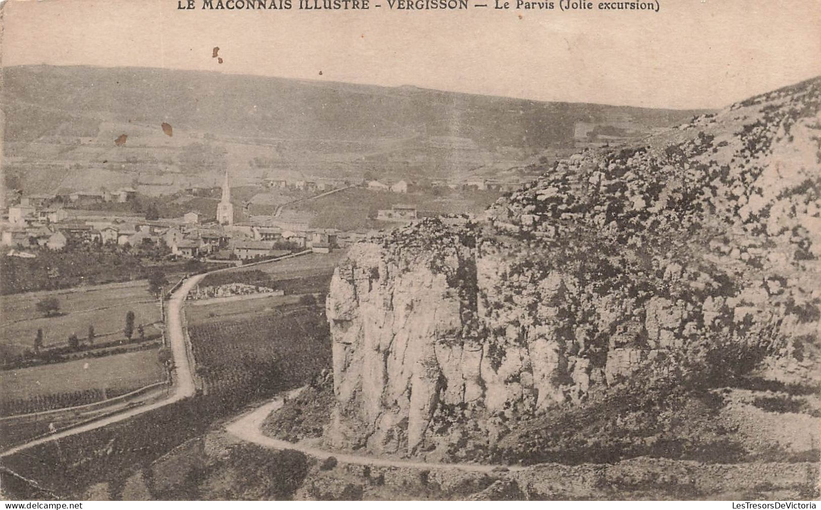 FRANCE - Le Maconnais Illustré - Vergisson - Le Parvis (Jolie Excursion) - Carte Postale Ancienne - Macon