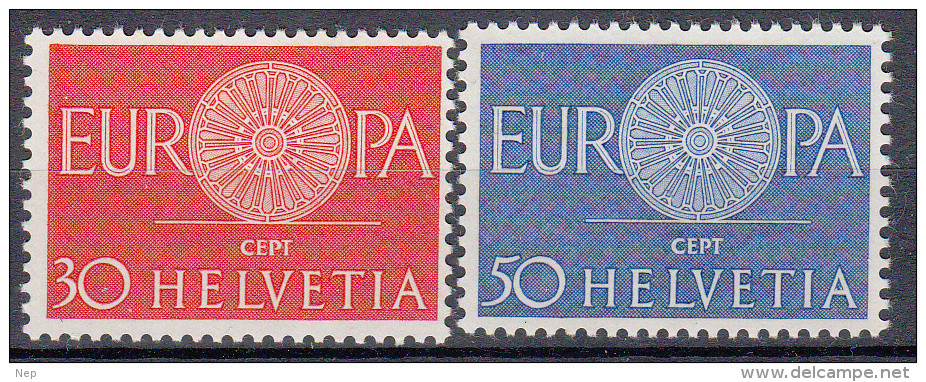EUROPA - CEPT - Michel - 1960 - ZWITSERLAND - Nr 720/21 -  MNH** - 1960