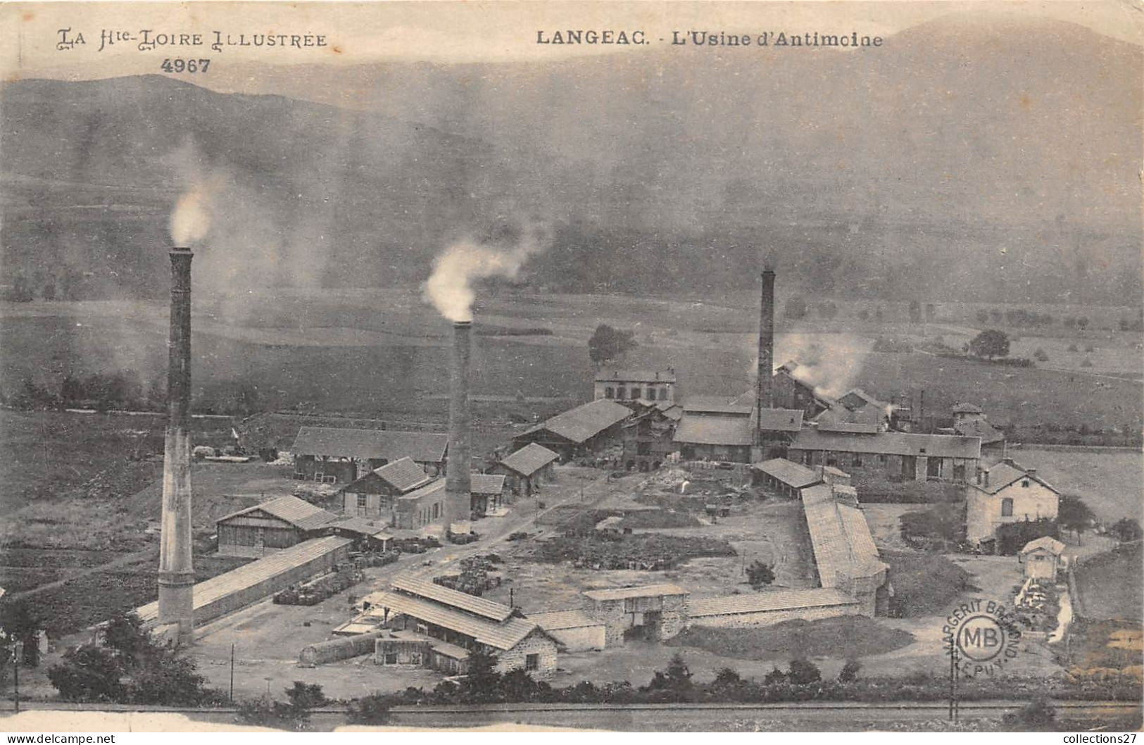 43-LANGEAC- L'USINE D'ANTIMOINE - Langeac