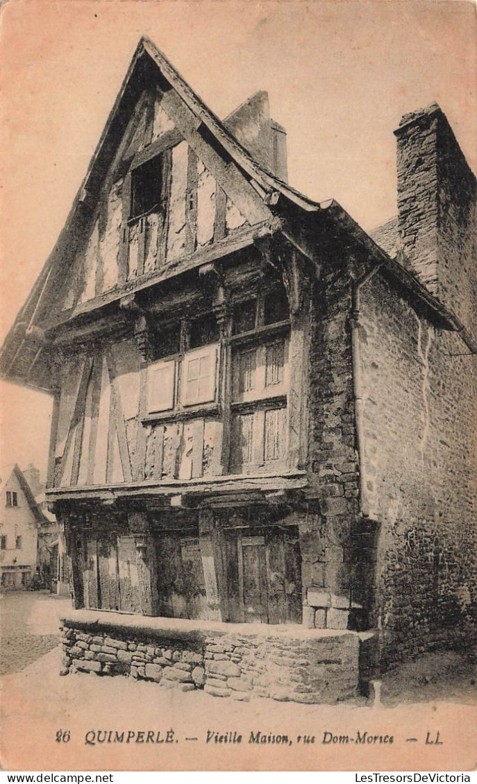 FRANCE - Quimperlé - Vue Générale De La Vieille Maison - Rue Dom Morice - L L - Carte Postale Ancienne - Quimperlé