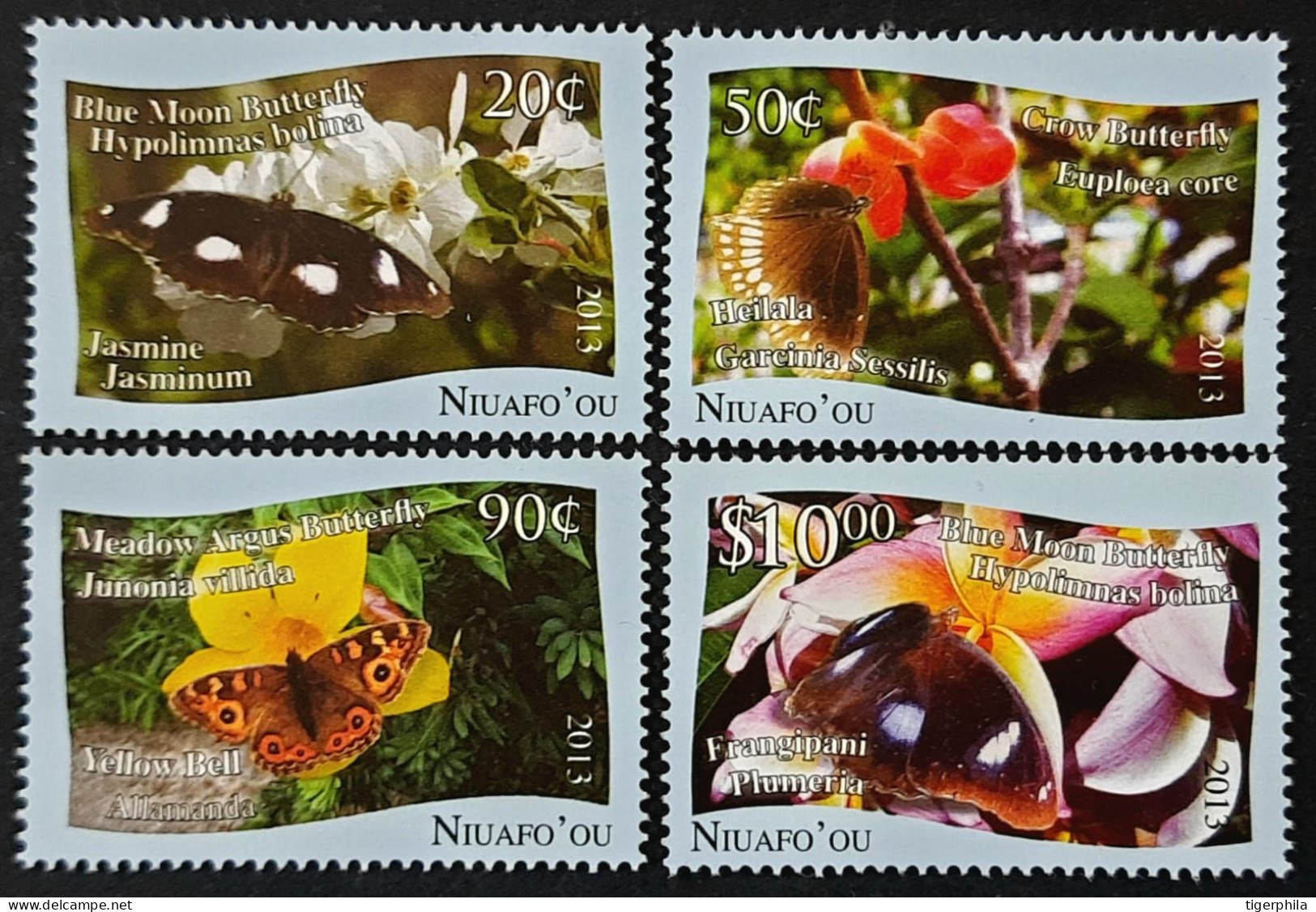 NIUAFO'OU 2013 Butterflies  MNH - Niue