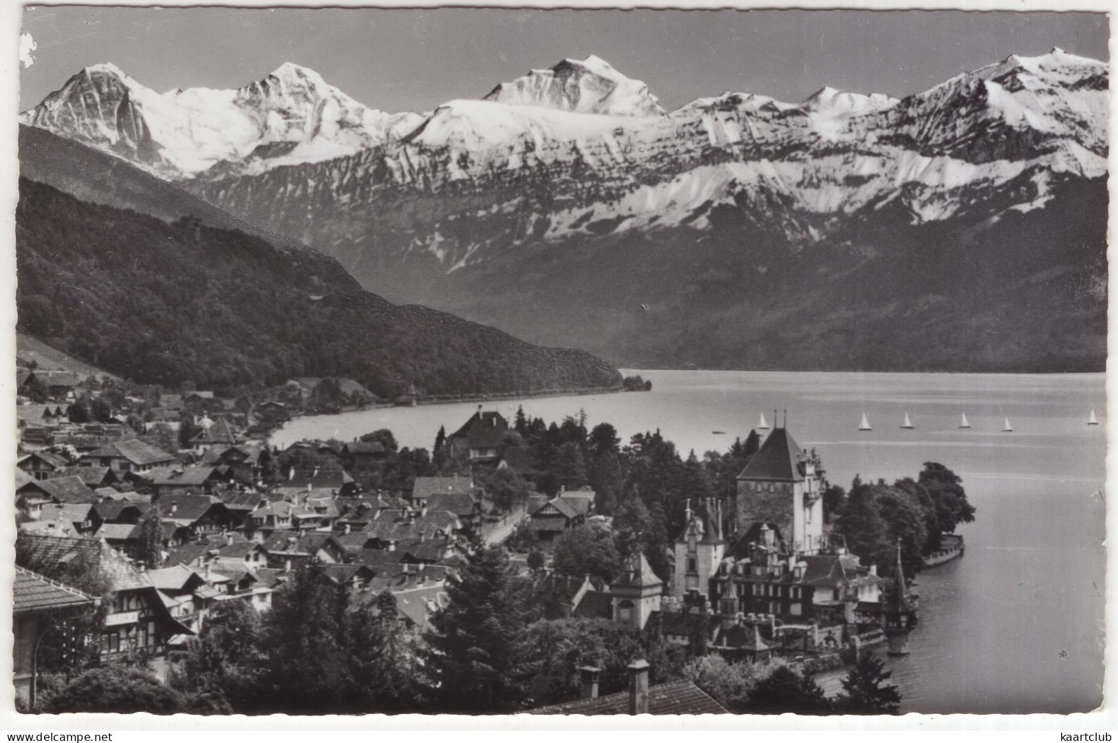 Oberhofen Am Thunersee - Eiger - Mönch - Jungfrau  - (Schweiz/Switserland/Suisse) - 1957 - Oberhofen Am Thunersee