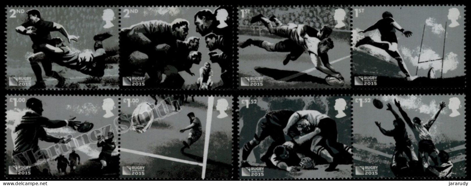 GRAN BRETAÑA DEPORTES 2015 Yv 4203/10 MNH - Unused Stamps