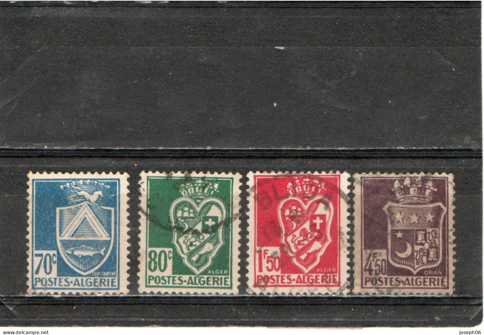 ALGERIE   1942-45  Y.T. N° 184  à  195  Incomplet  Oblitéré   Frais De Gestion Compris - Used Stamps