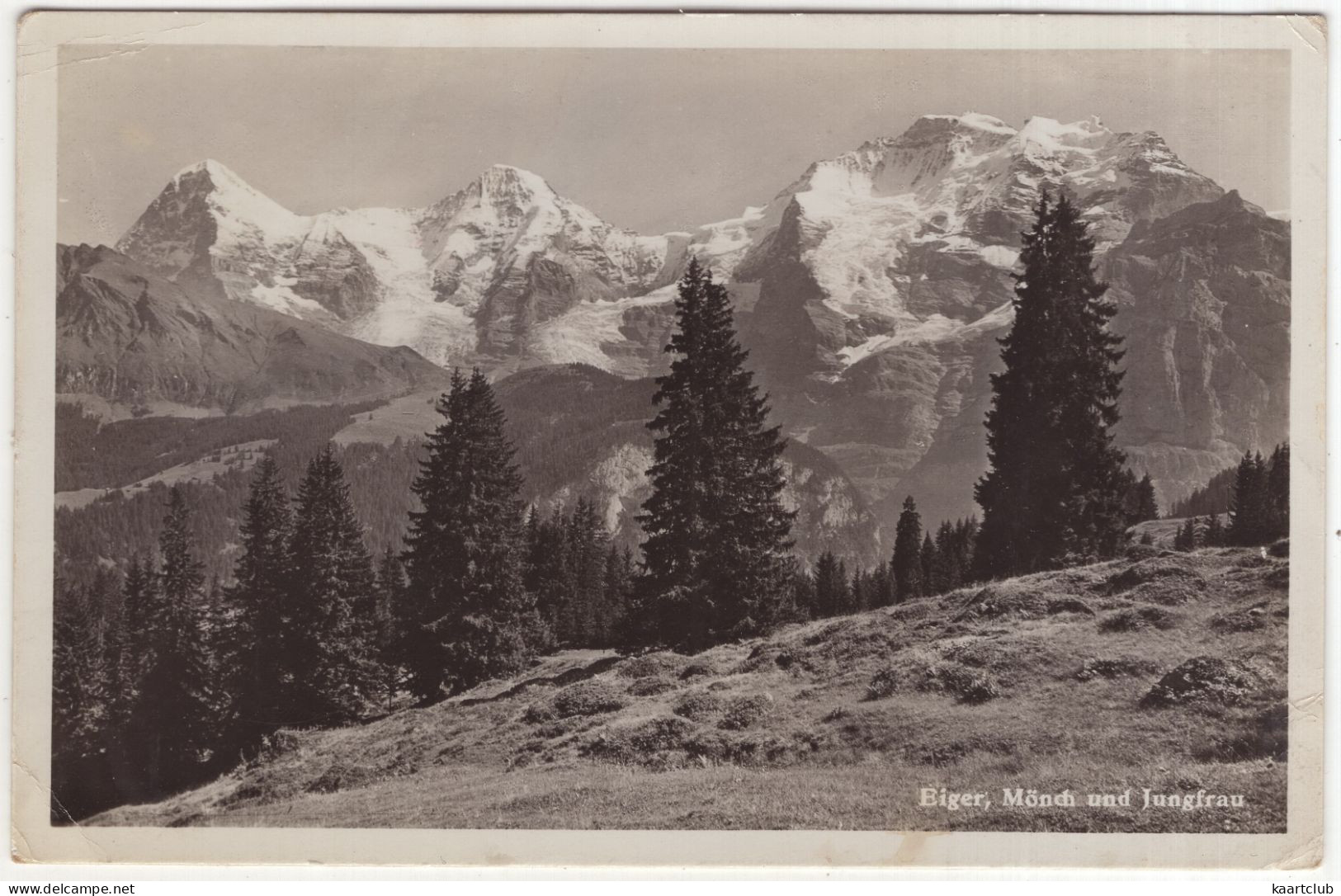 Eiger, Mönch Und Jungfrau - (Schweiz/Switserland/Suisse) - 1937, Wilderswil - Wilderswil