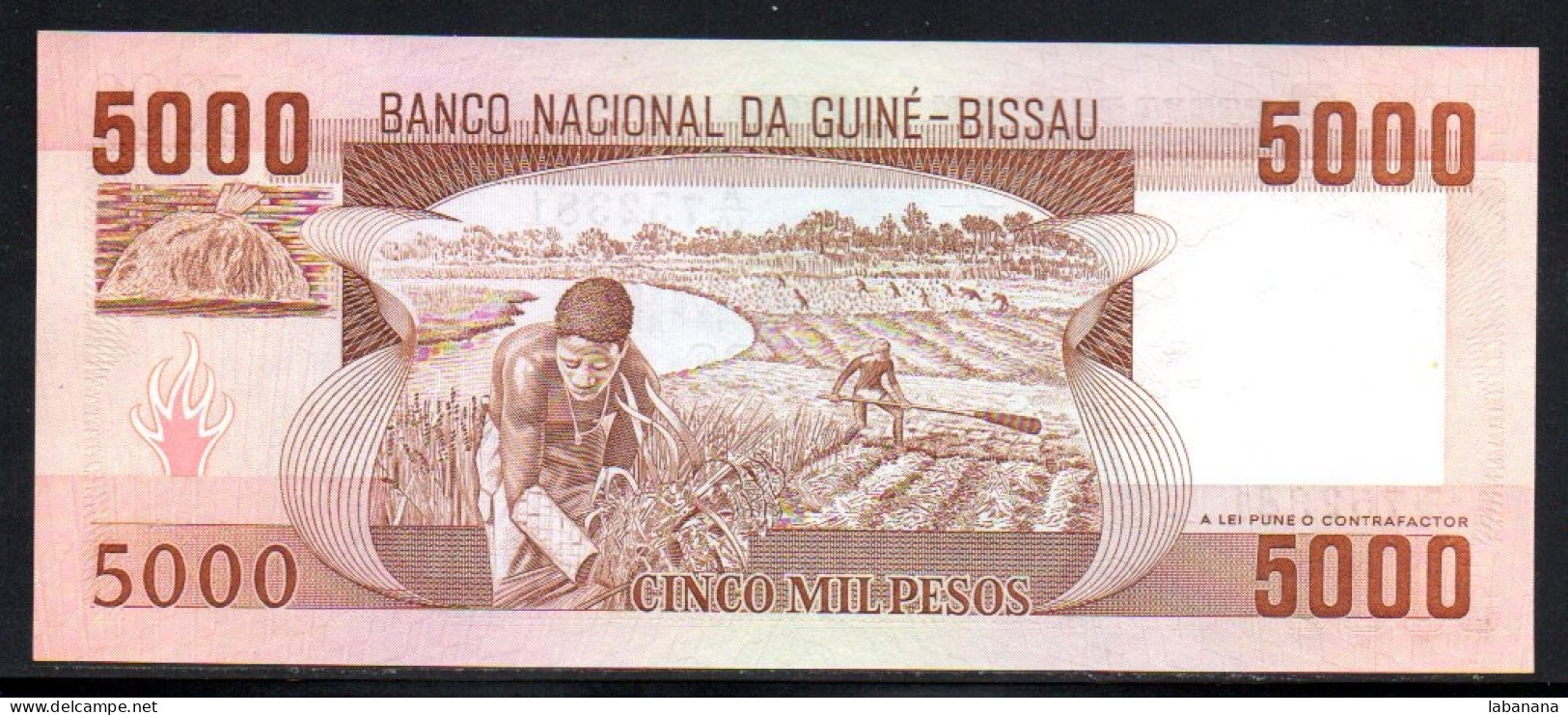 685-Guinée Bissau 5000 Pesos 1984 A10 Neuf/unc - Guinea–Bissau