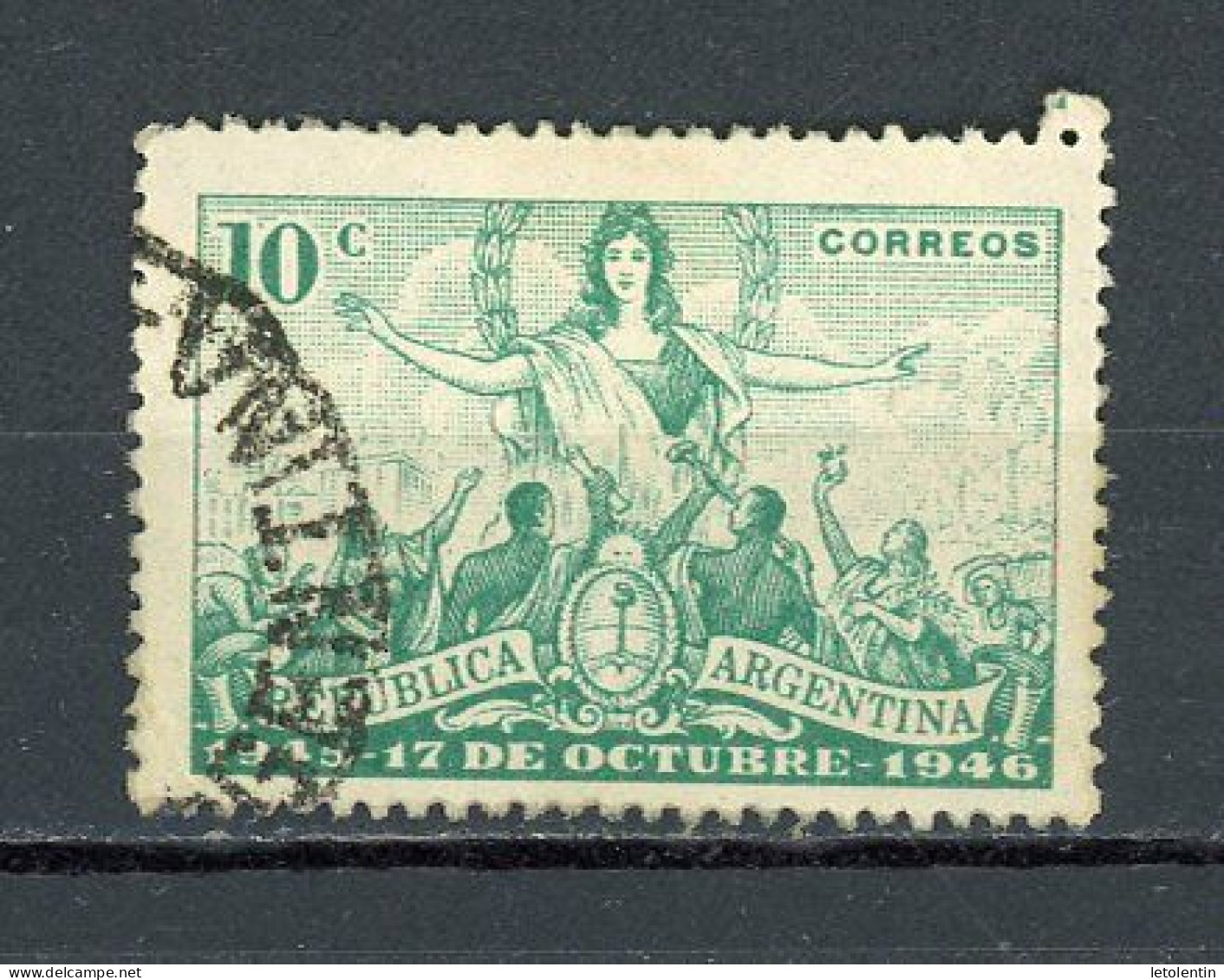 ARGENTINE : ANNI. MOUVEMENT POPULAIRE  - N° Yvert 478 Obli. - Used Stamps