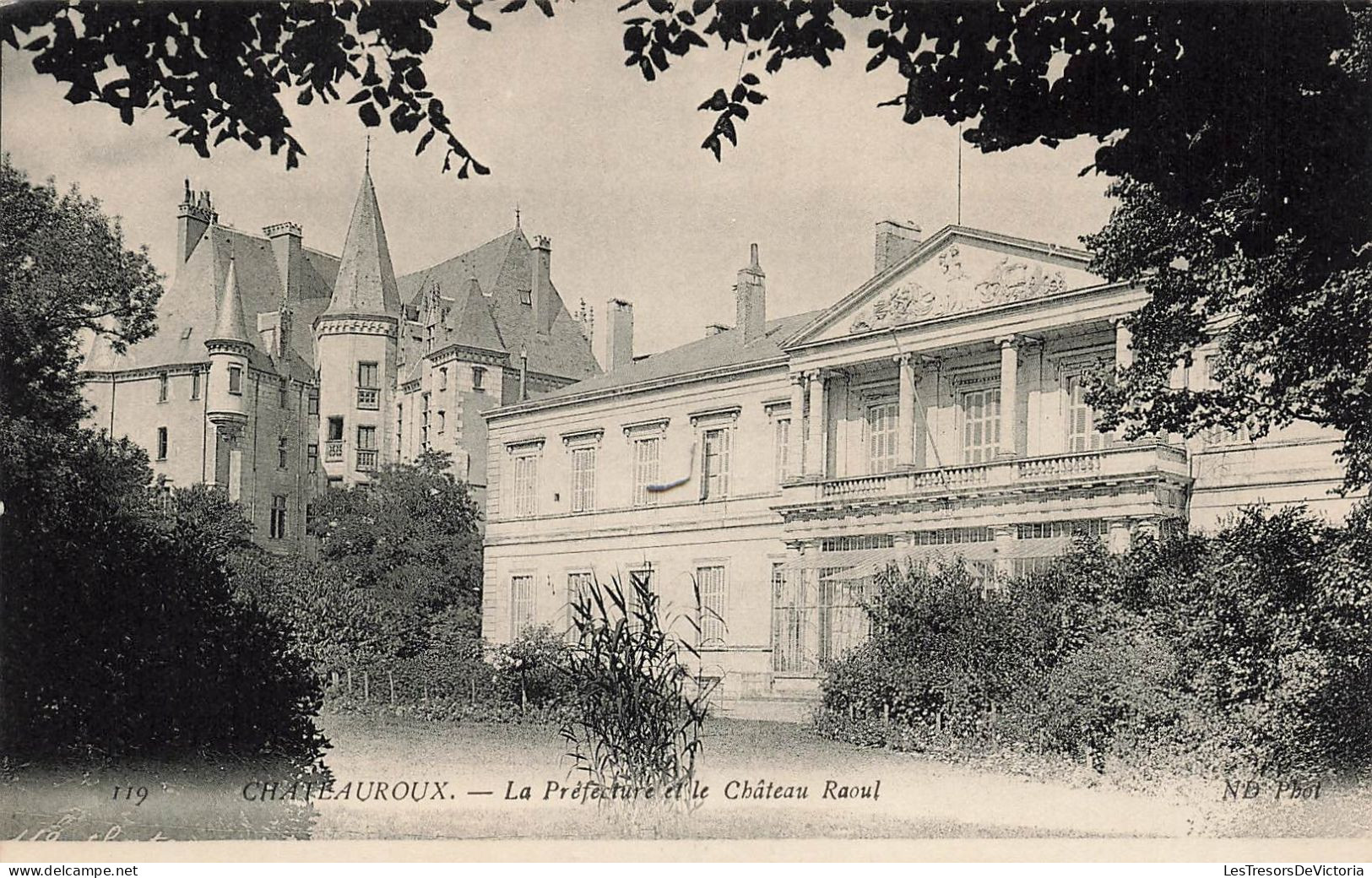 FRANCE - Châteauroux - La Préfecture Et Le Château Raoul - Carte Postale Ancienne - Chateauroux
