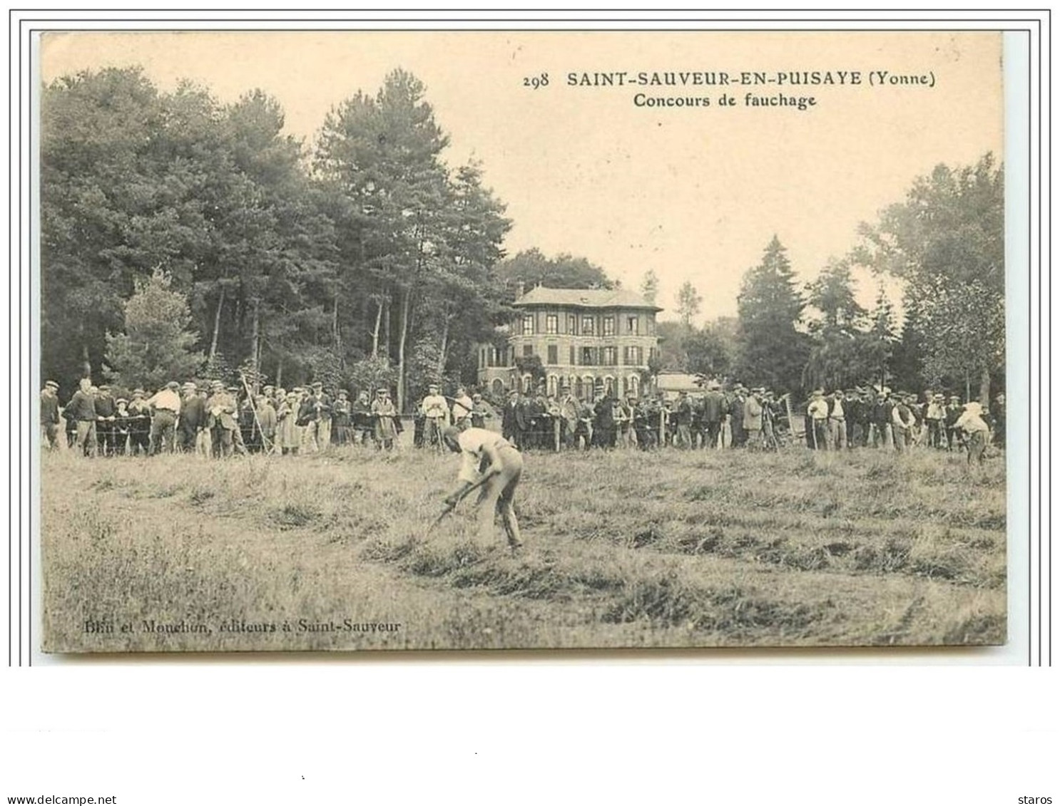 SAINT-SAUVEUR-EN-PUISAYE  Concours De Fauchage - Saint Sauveur En Puisaye