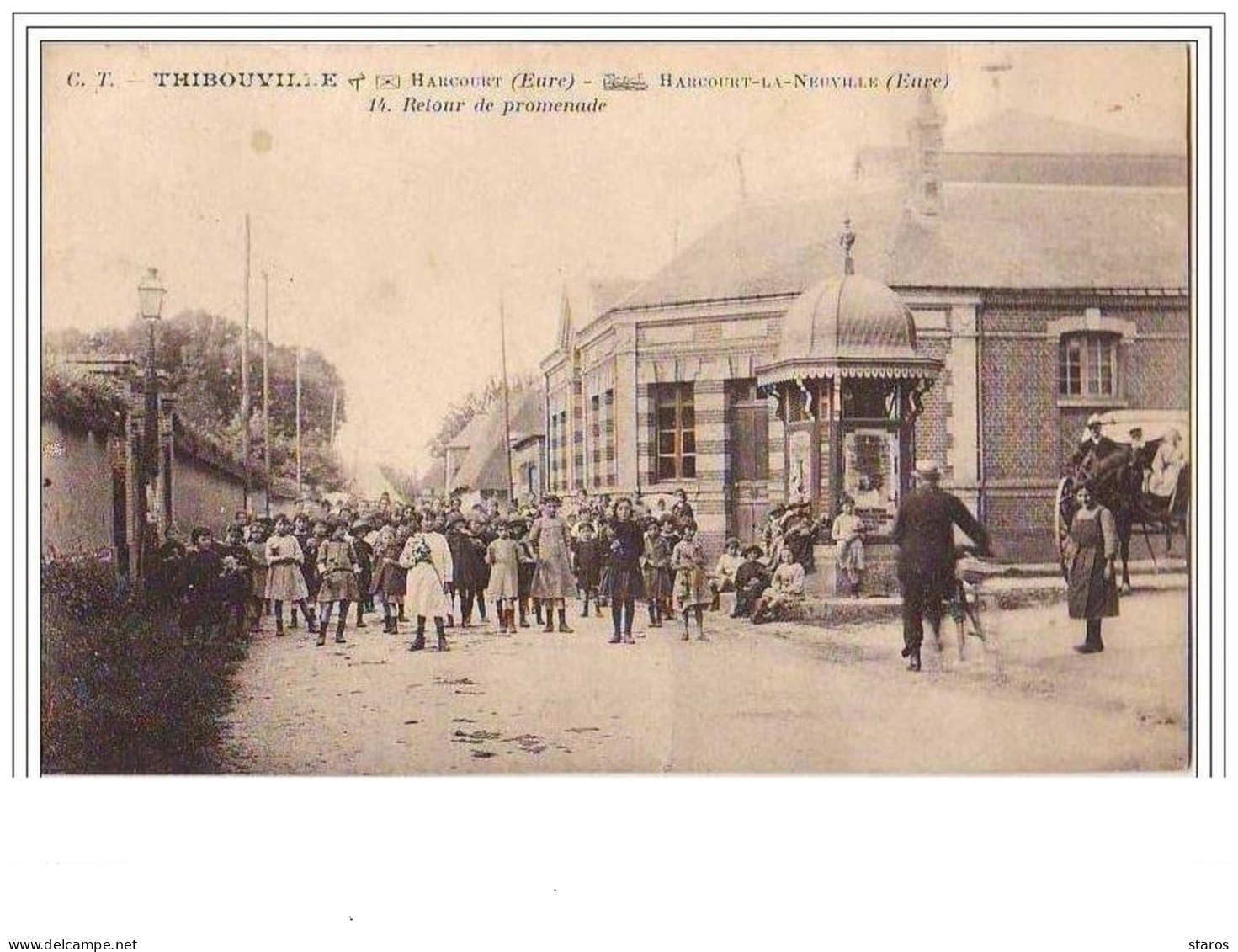 THIBOUVILLE Harcourt-la-Neuville  Retour De Promenade - Harcourt