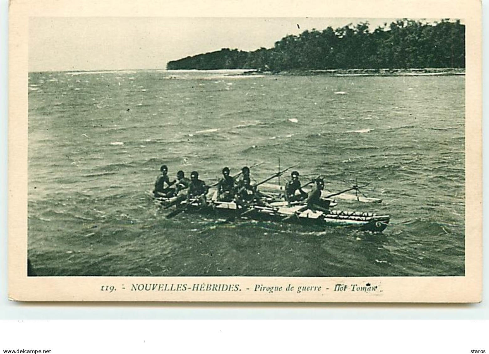 Nouvelles-Hébrides - Pirogue De Guerre - Ilot Toman - Vanuatu