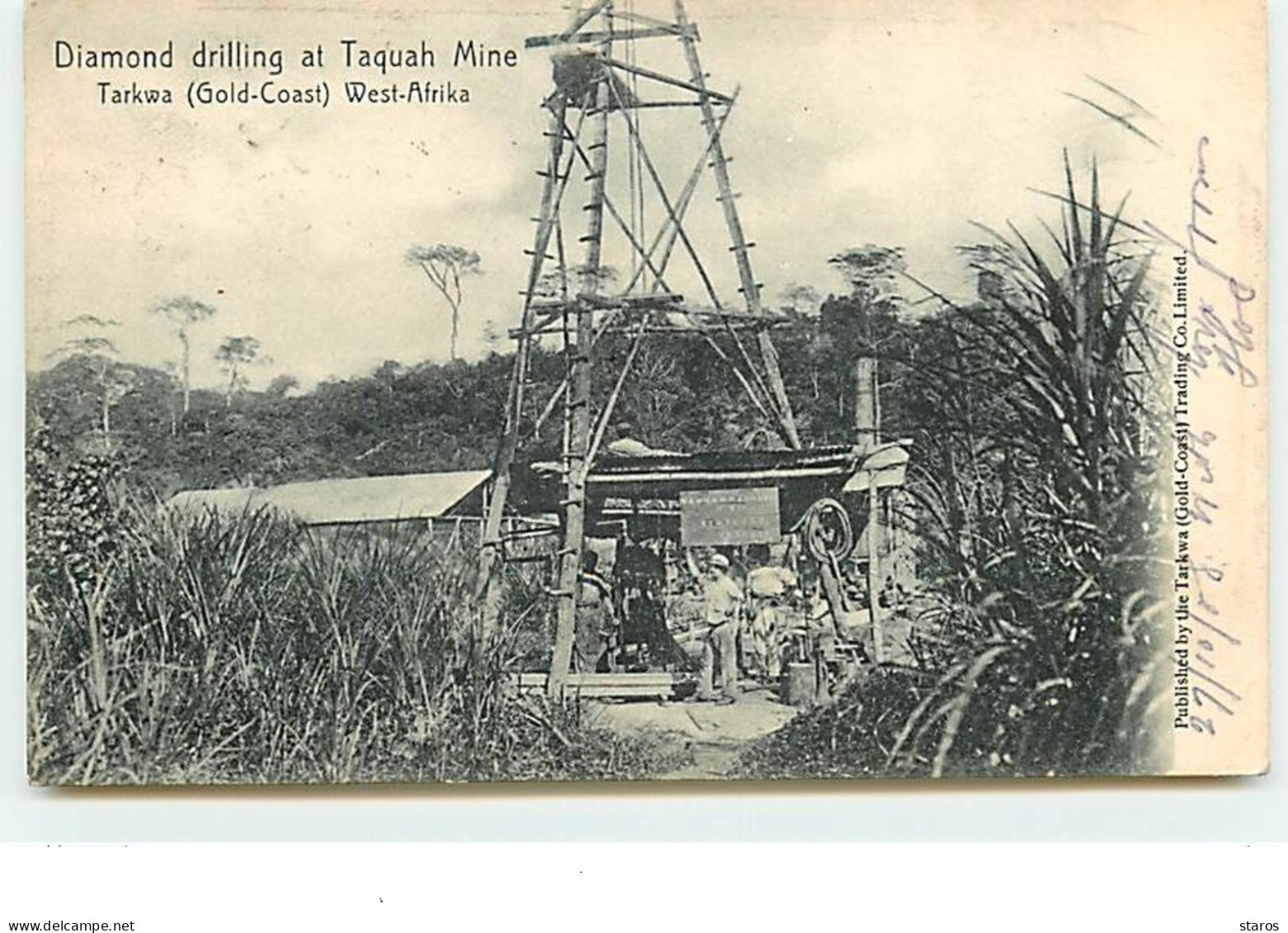 GHANA - Diamond Drilling At Taquah Mine - Tarkwa - Ghana - Gold Coast