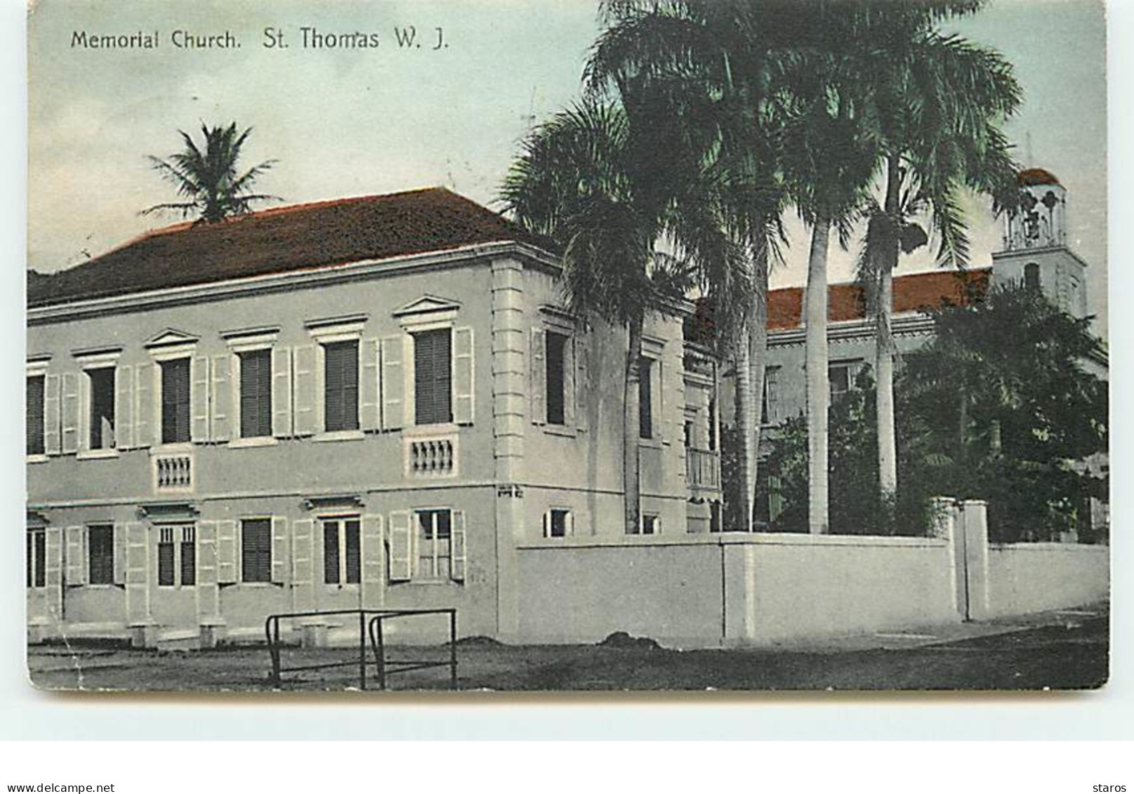 ILES VIERGES - Memorial Church SAINT-THOMAS W.J. - Virgin Islands, US