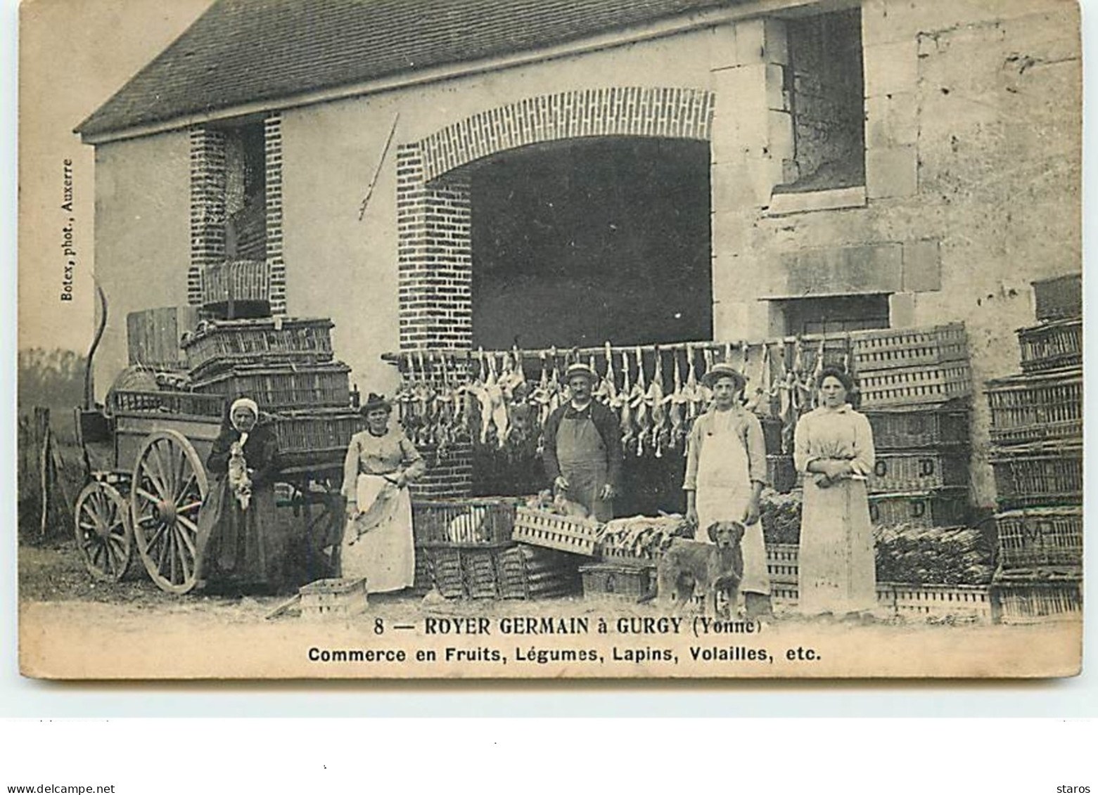 Royer Germain à GURGY - Commerce En Fruits, Légumes, Lapins, Volailles, Etc . - Gurgy