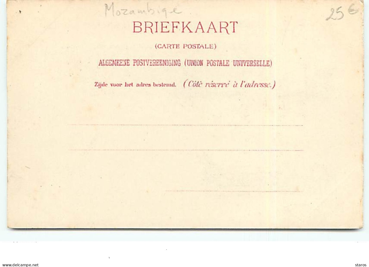 Mozambique - Lourenço Marques 1899 - Style Gruss - Mosambik