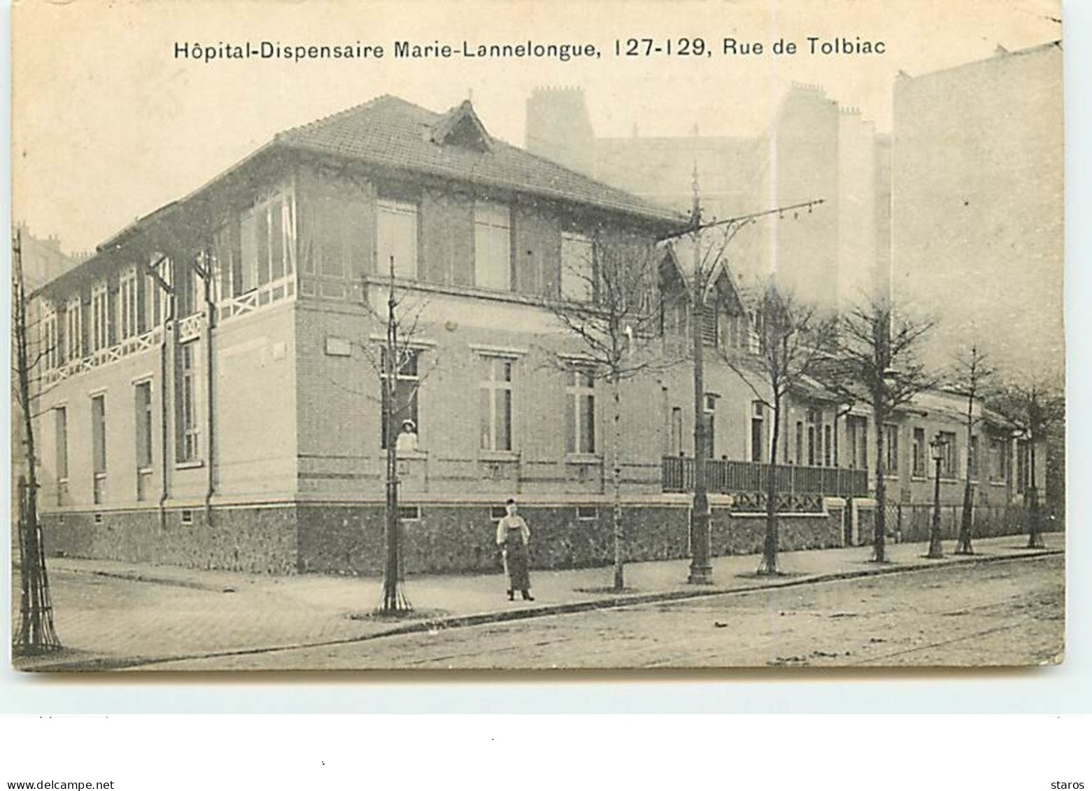 PARIS - Hôpital-Dispensaire Marie-Lannelongue - Rue De Tolbiac - Santé, Hôpitaux