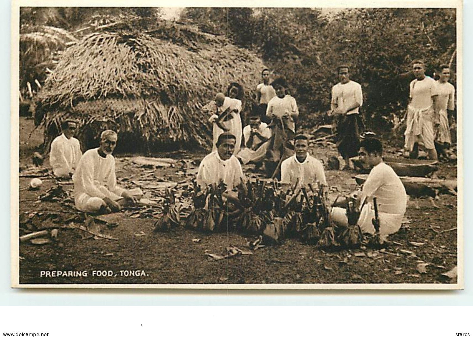 TONGA - Preparing Food - Tonga