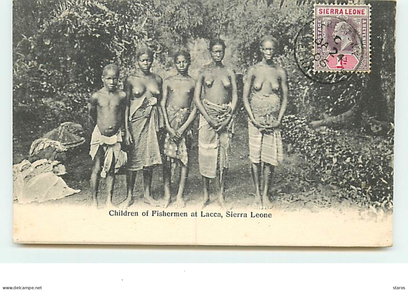 SIERRA LEONE - Children Of Fishermen At Lacca - Sierra Leone