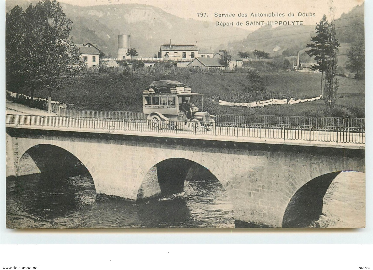 Service Des Automobiles Du Doubs - Départ De SAINT-HIPPOLYTE - Saint Hippolyte