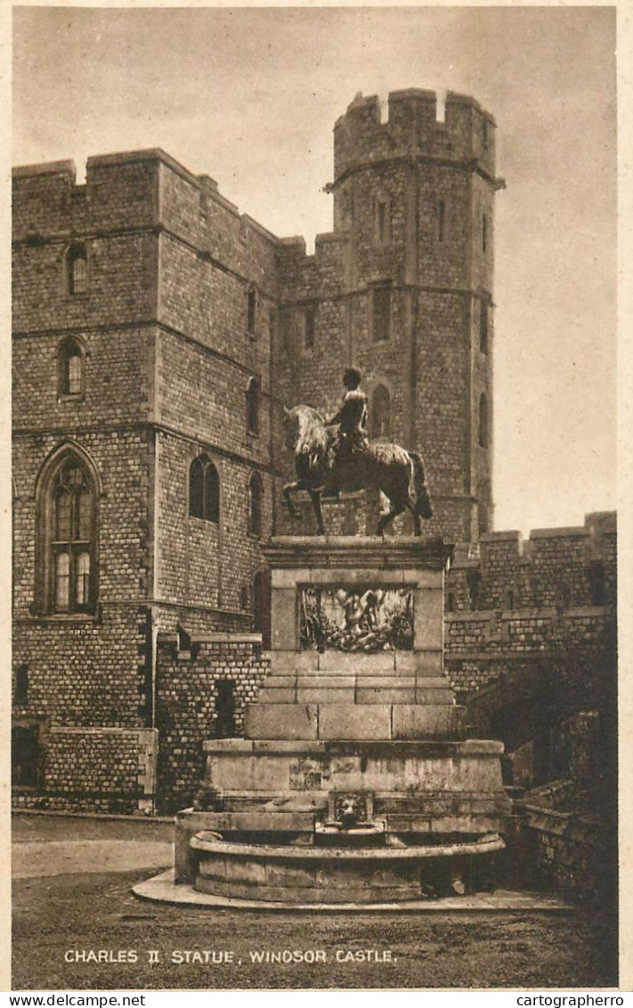 England Windsor Castle Charles II Equestrian Statue - Windsor Castle