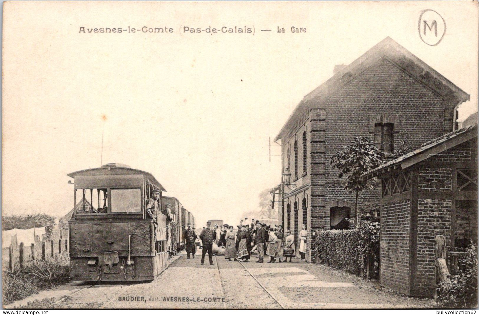 CPA - SELECTION -  AVESNES LE COMTE - La Gare. - Avesnes Le Comte
