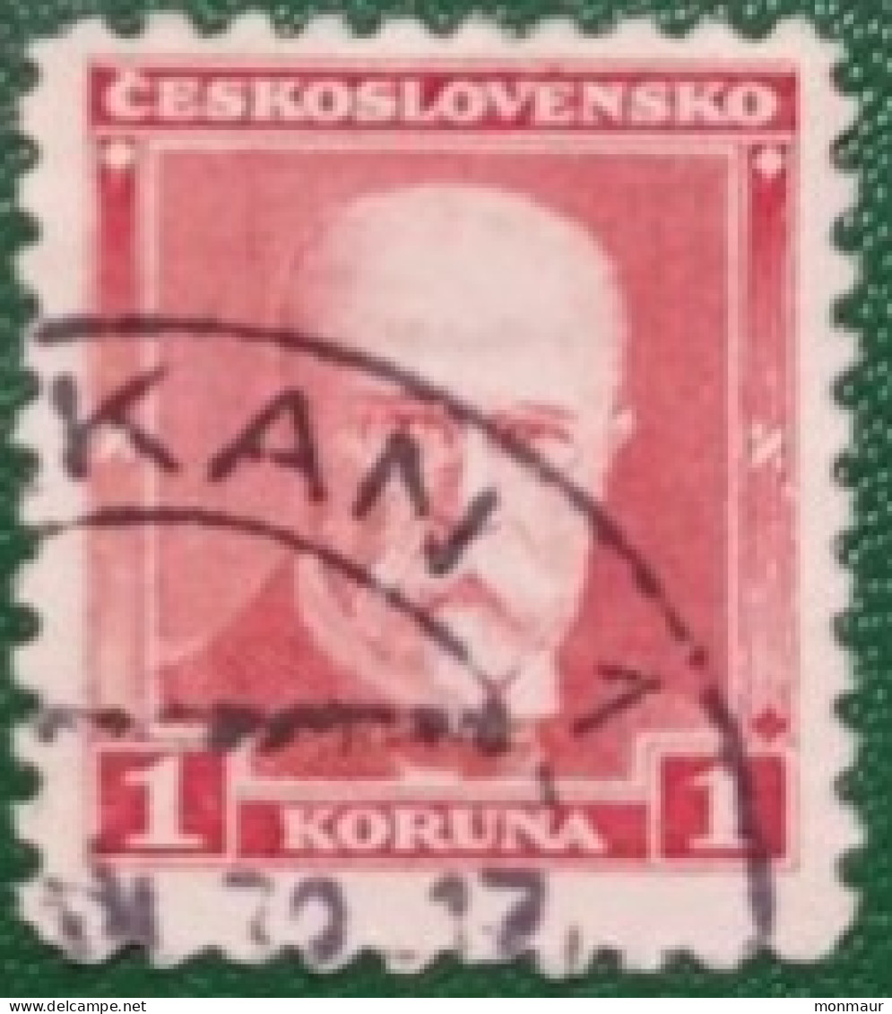 CECOSLOVACCHIA  1930 MASARYK YT 269 - Usati